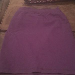 Plum stretch pencil skirt size small